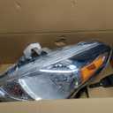 PHILTOP Headlights Assembly Compatible with 2015 2016 2017 2018 2019 Nissan Versa,Chrome Housing Clear Lens Amber Reflector,Halogen Headlamps Left & Driver Side