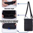 2 x Catheter Bag with Nylon Belt,Catheter Assistant Thigh Belt with Quick Release Buckle,Waterproof Oxford Cloth Material