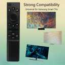 GHUST Voice Remote Control Replacement for Samsung QLED 8K QN800D QN900D Series Neo Quantum HDR Smart TV QN65QN800DAFXZA QN75QN800DAFXZA QN85QN800DAFXZA QN65QN900DAFXZA QN75QN900DAFXZA QN85QN900DAFXZA