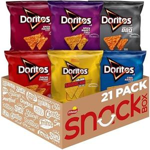 Doritos Flavored Tortilla Chips Variety Pack (Pack of 21) Best By: MAR/10/2026