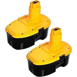 SupeRakita 18V Replacement Battery for DeWALT: 18 Volt 5.0Ah XRP DC9096 Ni-Mh Batteries Compatible with DC9098 DC9099 DW9095 DW9096 DW9098 Cordless Power Tools 2 Packs