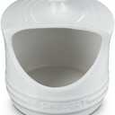 Le Creuset Stoneware Salt Crock, 10 oz., white