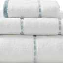 Tommy Bahama - Bath Towels, Soft & Highly Absorbent Bathroom Essentials, Oeko-Tex Certified (Ridley Solid Blue, 3-Piece)