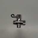 Solid Brass 3-way G1/2 Shower Diverter Chrome Plating