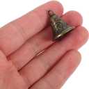 DOITOOL Bell Wind Chime Accessories 20Pcs Small Alloy Bells for DIY Crafts Vintage Bronze Jingle Bells for Home Decor Pet Collar and Holiday Decorations