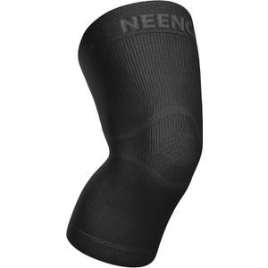 NEENCA Ultra-thin Knee Sleeve for Knee Pain, Lightest Knee Compression Sleeve with Graphene Ions Infused Fabric for Pain Relief, Swelling, Arthritis, Poor Circulation, Running, Sport- FSA/HSA Approved (Large, Black - Single)