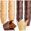 Potchen 800 Pcs Tulip Cupcake Liners Baking Cups Muffin Baking Cupcake Liners Wrappers Greaseproof Tulip Cups Holders for Party Wedding Birthday Baby Showers(Solid,Classic Style), about 50 x 85 mm/ 2 x 3.2 inches