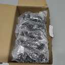 RidRed Office Chair Wheels Replacement Heavy Duty 2 Inch Roller Blade Wheels for Carpet Hardwood Floors, Support 2000 LB, Rubber Rollerblade Desk Chair Casters, Standard Stem Universal Fit, Set of 5 (Transparent Black)