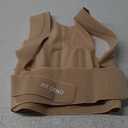 Fit Geno Posture Corrector for Women Invisilite: Invisible Lightweight Back Brace for Neck Shoulder & Upper Back Pain Relief - Improve Posture Correct Hunchback Slouching Under Clothes Small (S (Under Bust 31"- 34"), Beige)