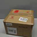 AUTELO Black Pendant Lights Kitchen Island, 1-Light Pendant Lights in Black Finish with Clear Drum Glass, Modern Pendant Light Fixtures, Hanging Lamp for Kitchen Island H2512 CLBK