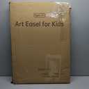 Easel for Kids,Adjustable Wooden Art Easel for Kids,114+ Art Supplies,Double Sided Magnetic Chalkboard and White Board for Kid,Drawing and Painting for Aged 2-4,5-7,8-12,2 Paper Rolls