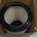 VF4000 Standard Wet/Dry Vac Filter Compatible with Ridgid Shop Vac Filters 5-20 Gal & 6-9 Gal Husky Vacuum - 1 Pack