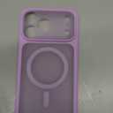 TOCOL for iPhone 17 Pro Max Case, Full Camera Protection, Built-in Magnetic Ring, Compatible with Magsafe Charger, Translucent Matte Phone Case for iPhone 17 ProMax 6.9 inch (Light Purple)