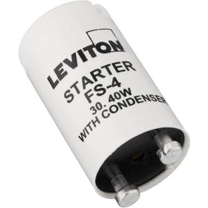 Leviton Decora White 0.406 in. Plastic Adapter for Rotary Dimmers, 1-Pack, 80400-W