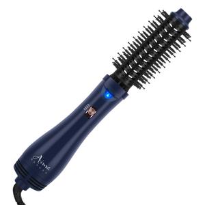 Aima Beauty Hair Dryer Brush, One Step Hair Dryer & Volumizing Hot Air Brush, 3 Heat/Speed Settings, Advanced Ionic Technology, Ceramic Coating, Nylon Pins & Tufted Bristles, Dark Green, 1000W, 125V