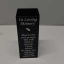 Metal Cemetery Vases, Elegant Lawn Grave Memorial Vase with Spikes Metal Funeral Flower Holder in Loving Memory Sign Flower Holder for Cemetery Vase Grave Decorations(Black)