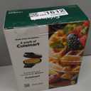 Cuisinart Waffle Maker, 1250W Round Classic Waffle Iron, 5-Setting Adjustable Browning Control, WMR-CANAS, Brushed Stainless