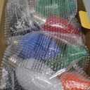 10 Pack Jumbo C9 Solar Christmas Lights, Large Bulbs Waterproof Outdoor Christmas Decorations, Solar Powered Lights for Outside Pathway Marker Stakes Yard Garden Walkway Lawn Xmas Decor (Multicolor)