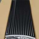 105 Pack 26 inch Aluminum Balusters for Deck Railing,Black Round Metal Spindles for Staircase,3/4" Diameter Hollow Deck Ballasters with Screws and Connectors for Railing Fencing Porch Stair Spindles