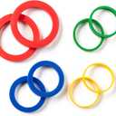 Mrs. Andersons Baking Rolling Pin Rings, Non-Stick Silicone, Set of 4 Ring Depths