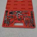 Orion Motor Tech SAE Tap and Die Set Standard | #4, 6, 8, 10, 12, 1/4, 5/16, 3/8, 7/16, 1/2" Tap Set and Die Set | Thread Repair Kits for Threading and Rethreading Internal and External Threads