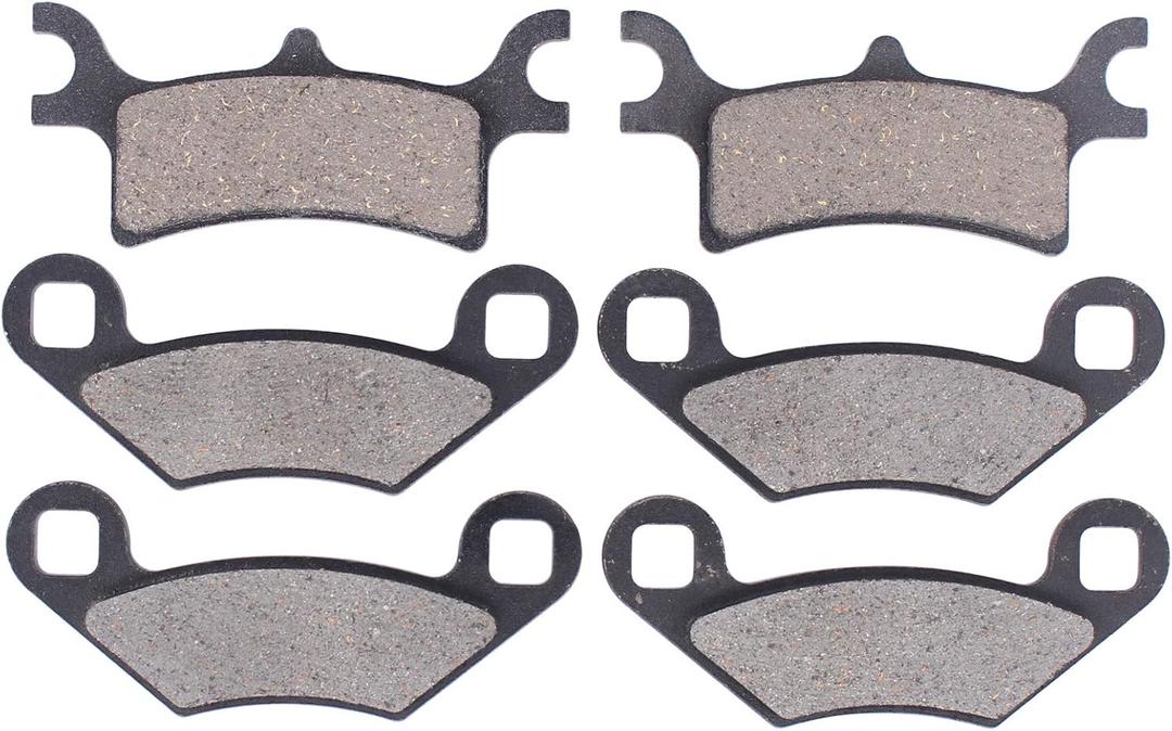 MOTOKU Front and Rear Brake Pads for Magnum 330 Scrambler 500 Sportsman 400 500 600 700 800 Trailblazer Trail Boss 330