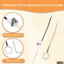 BQMAX Grill Igniter Kit for Blackstone 36 Inch Griddle, Electronic Battery Igniter Kit Grill Igniter Spark Plug Kit for 36 Inch Blackstone igniter Replacement