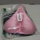 YLG Bike Seat Cover, Memory Foam & Gel Bike Seat Cushion Cover for Men Women, Comfortable Bicycle Seat Cover for Peloton/Fixed/Cruiser/Indoor/Outdoor Bike seat with Waterproof Cover (Pink)