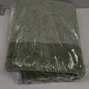 Bathroom Rugs 20" x 30", Non-Slip Extra Soft Absorbent Bath Rugs, Machine Washable Quick Dry Bath Mats for Bathroom Floor, Shower, Bathtub and Sink, Olive Green & Green