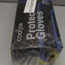 COOLJOB 10 Pairs Nitrile Dipped Safety Work Gloves with Grip, Non-slip Rubber Coated Bulk Garden Gloves for Men, Heavy-duty Oil Resistant for Truck Driver, Warehouse Box Handler, Small, Gray Blue