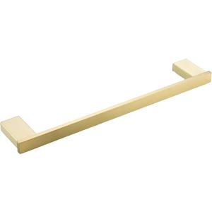 RANDOM Brushed Gold Towel Bar 18 Inch Hand Towel Holder SUS 304 Stainless Steel Gold Towel Holder Wall Mounted Towel Rod Square.96009-2-18BG
