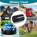 12PCS Bullet Valve Stem Caps, Black Universal Aluminum Alloy Tire Valve Covers Replacement Dustproof for Motorcycle Trucks Cars SUV Bike