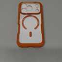 Diaclara Magnetic Designed for iPhone 17 Pro Case 6.3'' [Full Camera Protection] Full Body Bumper,[Compatible with MagSafe] Military Drop Proof Phone Case w/Built-in Screen Protector,Orange