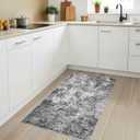 DMOYEST Area Rug Living Room Rugs - 3x5 Large Soft Indoor Neutral Modern Abstract Low Pile Washable Rug Carpet for Bedroom Dining Room Farmhouse Home Office - Grey