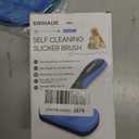 Swihauk Self Cleaning Slicker Brush - Skin Friendly Deshedding Grooming Tool for Dogs & Cats, Suitable for Shedding & Haired Pets, with Pet Supplies Accessories, Blue