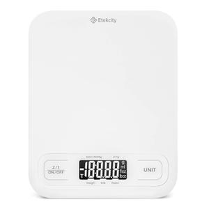 Etekcity Food Kitchen Scale, Digital Mechanical Weighing Scale, Grams and Ounces for Weight Loss, Baking, Cooking, White (Large Size-White)