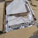 DWVO Corner Bar Cabinet with LED, 72" Tall Farmhouse Wine Cabinets, Liquor Stand w/Tempered Glass Door & Adjustable Shelf, Alcohol Storage with Wine Rack & Glass Holder for Living Room, Off White