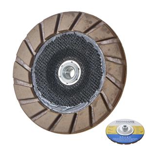 7 inch Ceramic Bond Edge Cup Grinding Wheel,5/8"-11 Arbor for Concrete Smoothing Polishing with Handheld Grinder,200 Grit