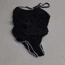 Girls Swimsuit One Piece Bathing Suit Color Contrast Trim Girls' Swimwear with Cover Up Skirt
 2XL