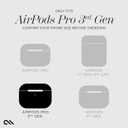 Case-Mate AirPods Pro 3 Case w/Black Carabiner [Wireless Charging Compatible] - Tough Black Case for AirPods Pro 3 [Front LED Visible] - Anti Scratch, Shockproof Cover