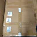 Colingmill 40" x 24" Fabric Upholstered Twin Headboard White with Nailtrim