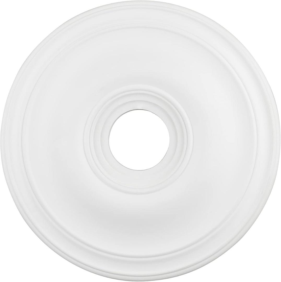 Livex Lighting 8219-03 Ceiling Medallion, White, 19'' - 24''