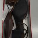 QIY Closed Toe Heels for Women Ankle Strap Pointed Toe Slingback Chunky Low Heels Womens Pumps Wedding Dress Shoes, Women's Size 11