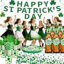 St Patricks Day Plates and Napkins St Patricks Day Decorations Party Decorations Party Supplies Saint Datricks Day Accessories