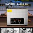 CREWORKS 360W 15L Stainless Steel Cleaning Machine, 4 gal Ultrasound Cleaner with Heater and Timer, Digital Sonic Cleaning Machine for Professional Jewelry Tool Watch Glasses Retainer Parts Cleaning