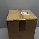 Showgeous 50 Pack Clear Plastic Charger Plates,Gold Rim,13 Inch Round