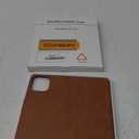 compatible with iPhone 16 Pro Max Genuine Leather Wallet caseRFID Blocking4 Credit Card HolderReal LeatherFlip Folio Book Phone case Cover Women Men for Apple 16 ProMax case Light Brown