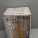 Harriet Electric Kettle, 1.8L Retro Electric Tea Kettle with Thermometer, 1500W Stainless Steel Hot Water Kettle Electric with LED Indicator, Fast Boiling, Cordless, Auto Shut-Off, Black