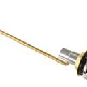 Kingston Brass KTPLS1 Victorian Toilet Tank Lever, Porcelain Handle, Polished Chrome (9-3/8 inch flush arm length)