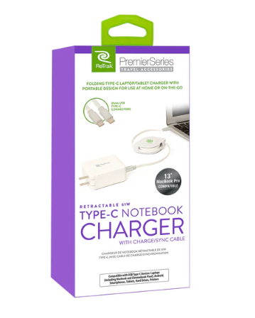 RETRAK 61W TYPEC NOTEBK CHARGE